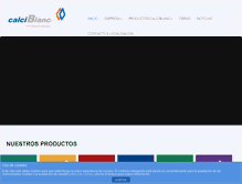 Tablet Screenshot of calciblanc.com
